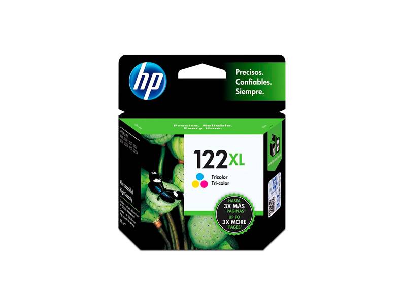 Cartucho De Tinta Original Hp  Color. Ch564Hl (122Xl)