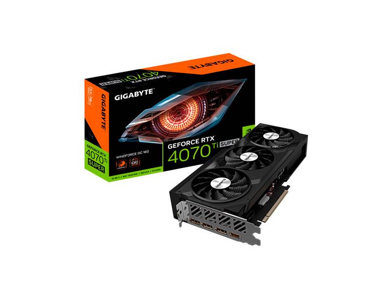 Tarjeta De Video Gigabyte Geforce Rtx 4070 Ti Super Windforce Oc 16G