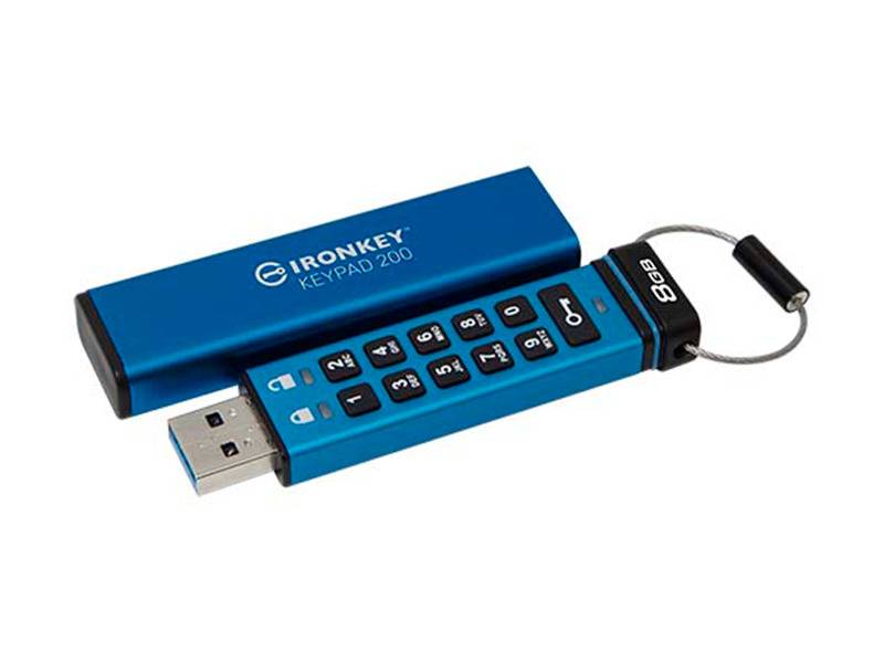 Pendrive Kingston  Ikkp200/128Gb Ironkey Keypad 200