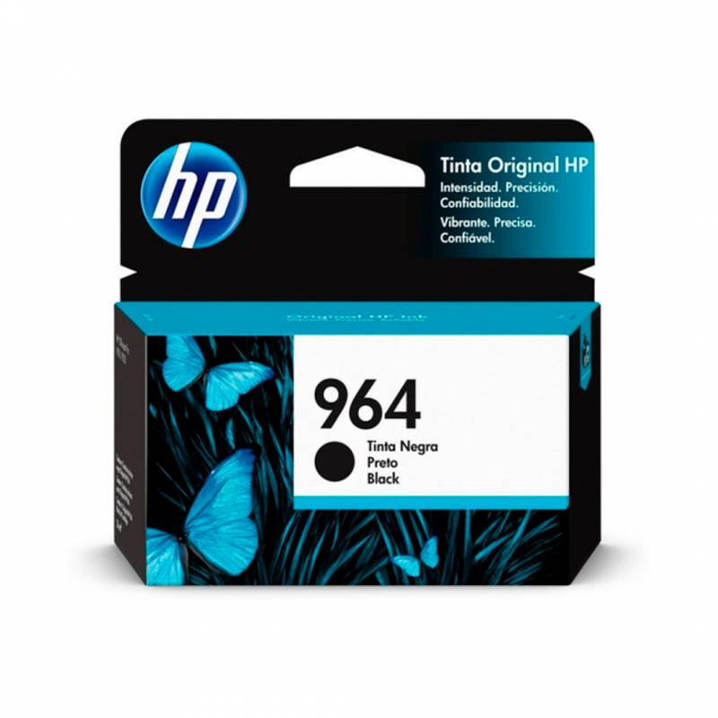 Cartucho De Tinta Original Hp Negro. 3Ja53Al (964)