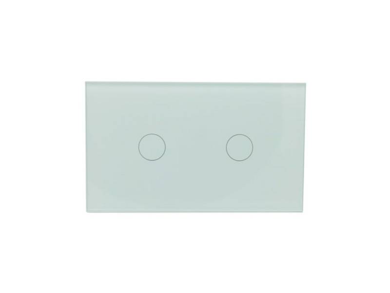 Interruptor De Luz Inteligente Bsmart X2 Wifi Tuya Blanco.