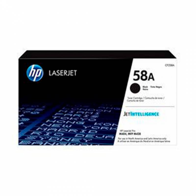 Toner Original Hp Cf258A Negro. Rendimiento 3000 Copias.