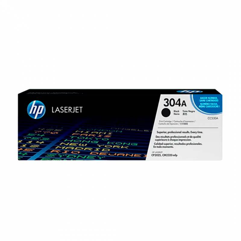 Toner Original Hp Cc530A Negro. Rendimiento 3.500 Copias.