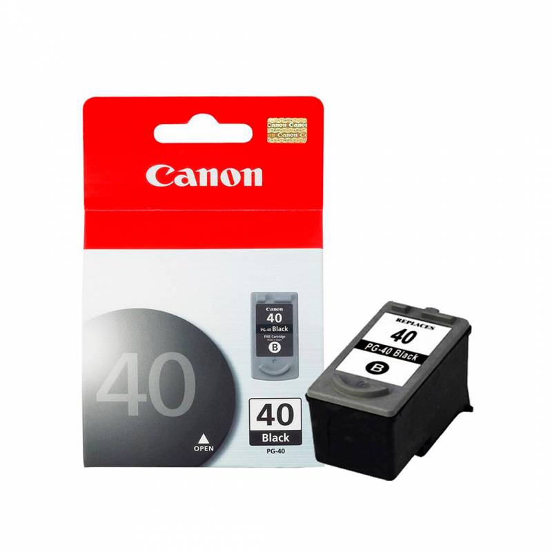 Cartucho De Tinta Canon Original Pg40 Negro