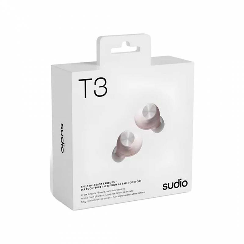 Auriculares Sudio T3 Rosa.