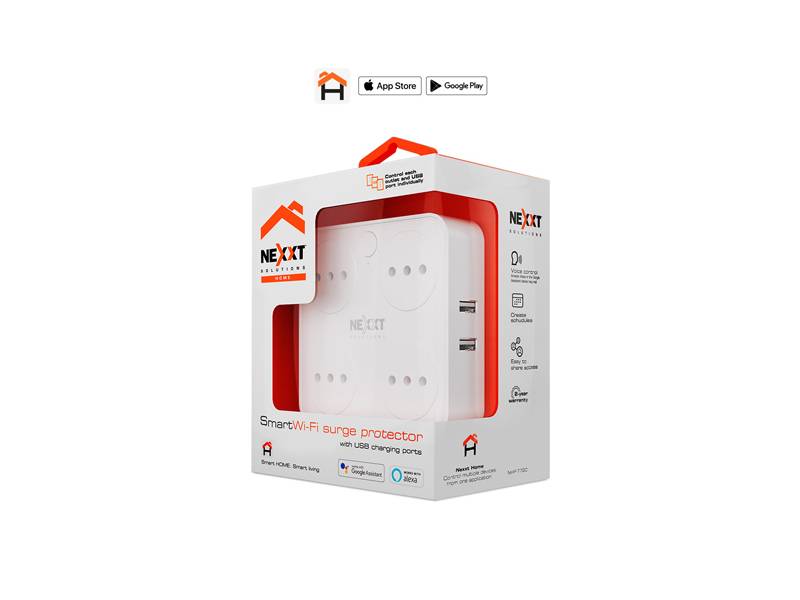 Protector De Sobretensión Inteligente Wi-Fi Nexxt Nhp-T720