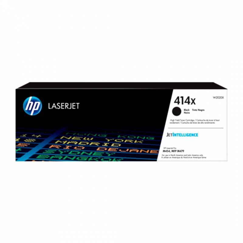 Toner Original Hp W2020X (414X) Negro. Rendimiento 7.500 Copias.