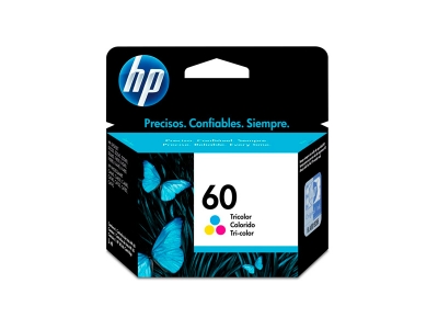 Cartucho De Tinta Original Hp  Tricolor. Cc643Wl (60) Rendimiento Hasta 165 Copias