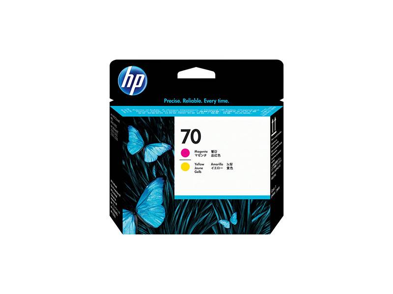 Cabezal Original Hp C9406A (70) Magenta Y Amarillo