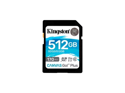 Tarjeta De Memoria Kingston Canvas Go! Plus 512 Gb