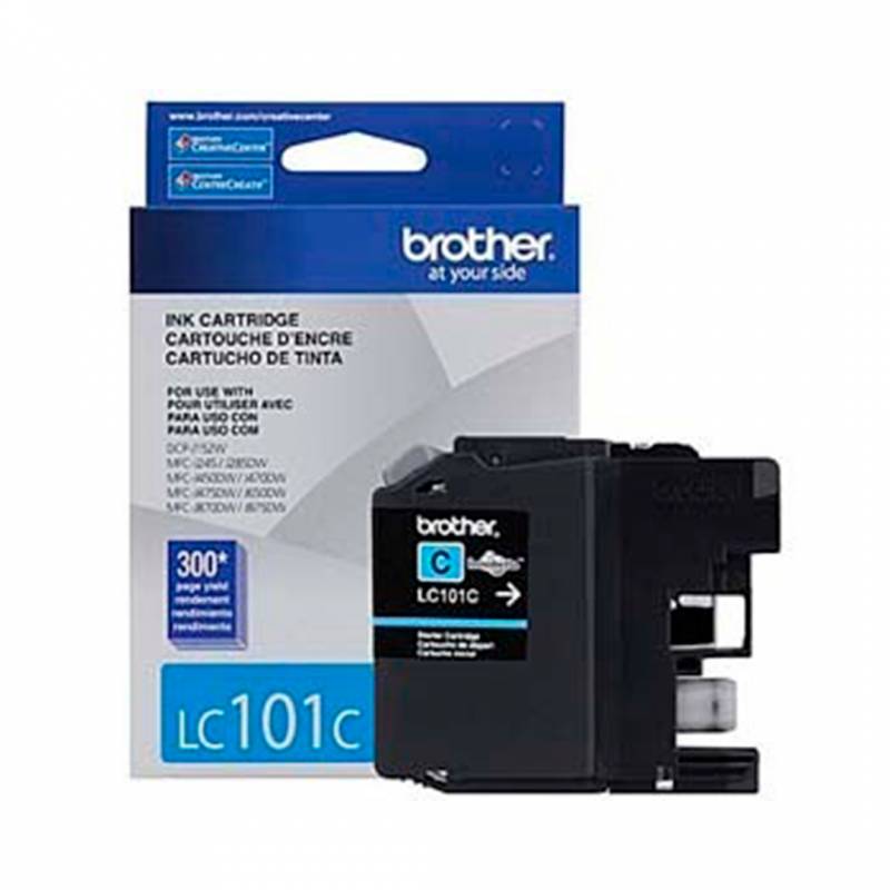 Cartucho De Tinta Brother Original Cyan. Lc101C