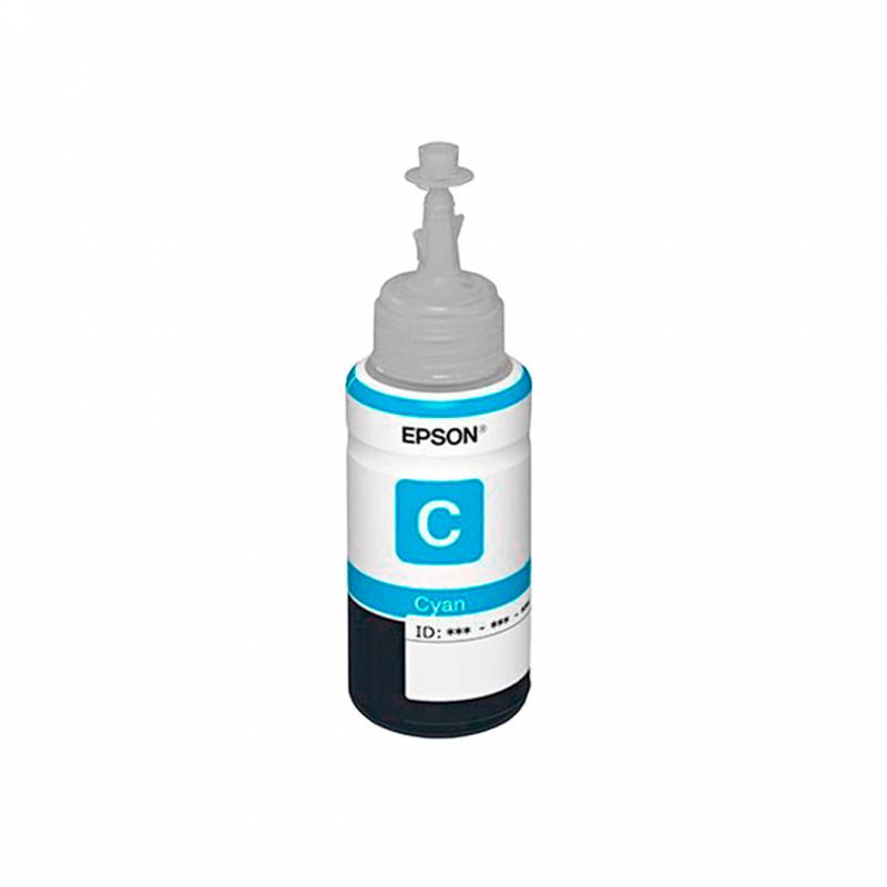 Botella De Tinta Original Epson T673220 Cyan