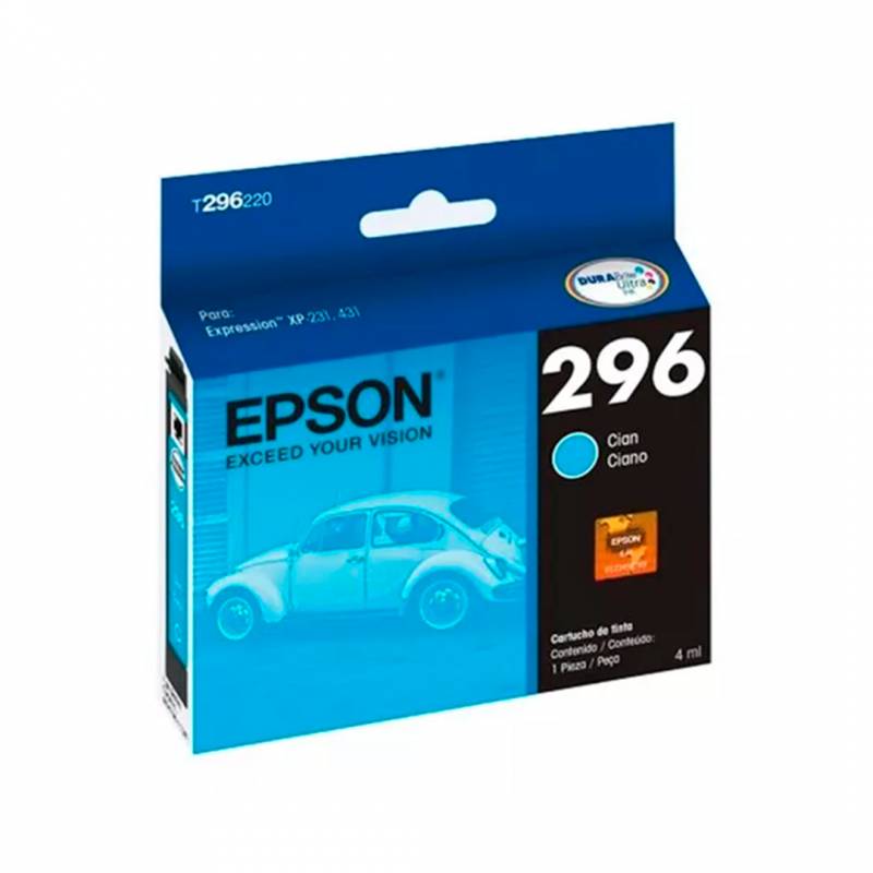 Cartucho De Tinta Epson Original T296220 Cyan