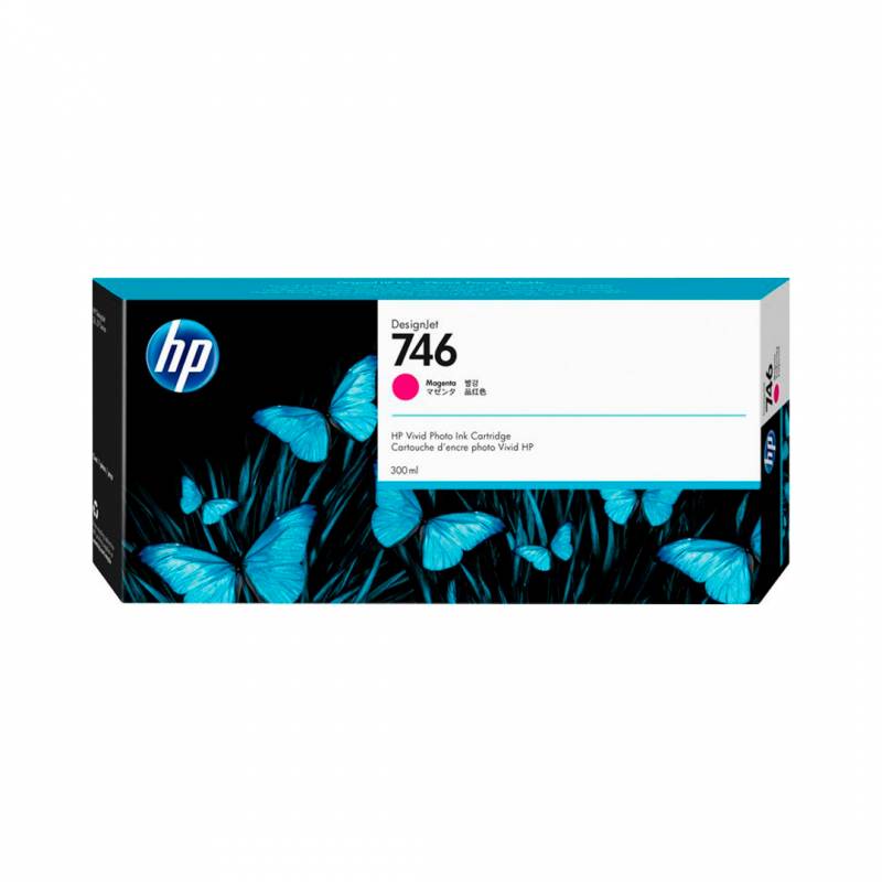 Cartucho De Tinta Original Hp 746 Magenta. Rendimiento 300 Ml