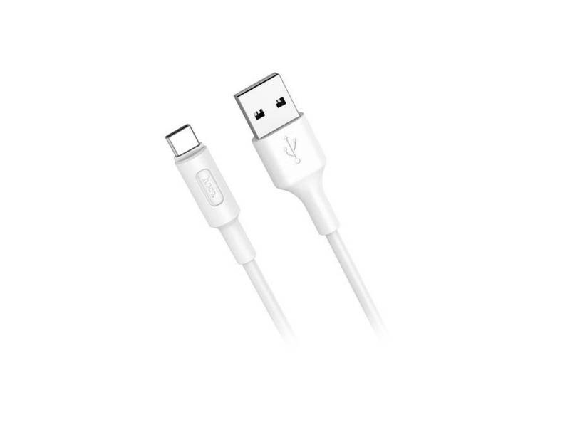 Cable Hoco X25 Soarer Usb-A A Usb-C Blanco 1M.