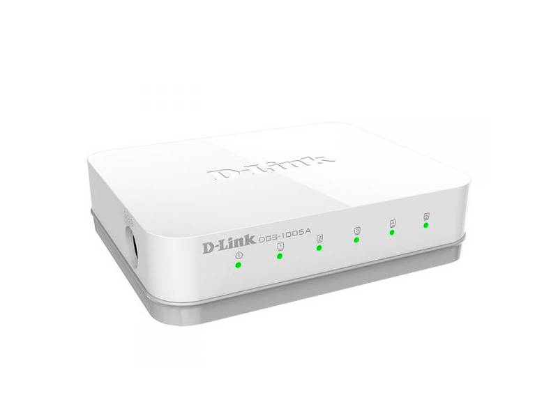 Switch D-Link Dgs 1005A 5X10/100/1000 8K De Entradas Gigabit Ethernet