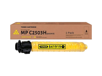 Toner Original Ricoh 841919 Amarillo. Rendimiento 9.500 Copias Al 5%.