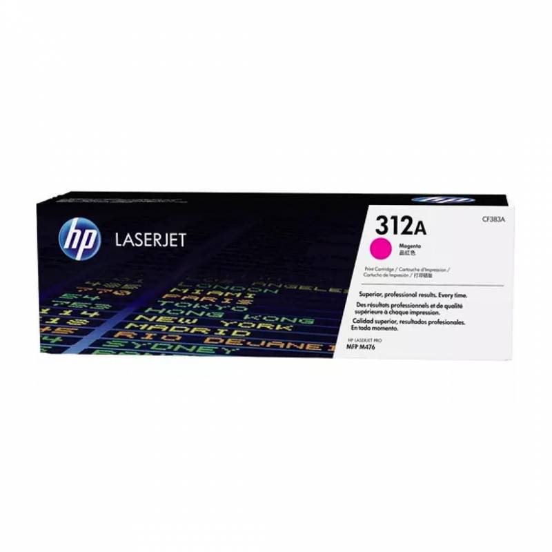Toner Original Hp Cf383A (312A) Magenta. Rendimiento 2.700 Copias.