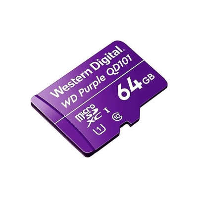 Tarjeta De Memoria Western Digital Wd Purple Microsd 64Gb (Wdd064G1P0C)