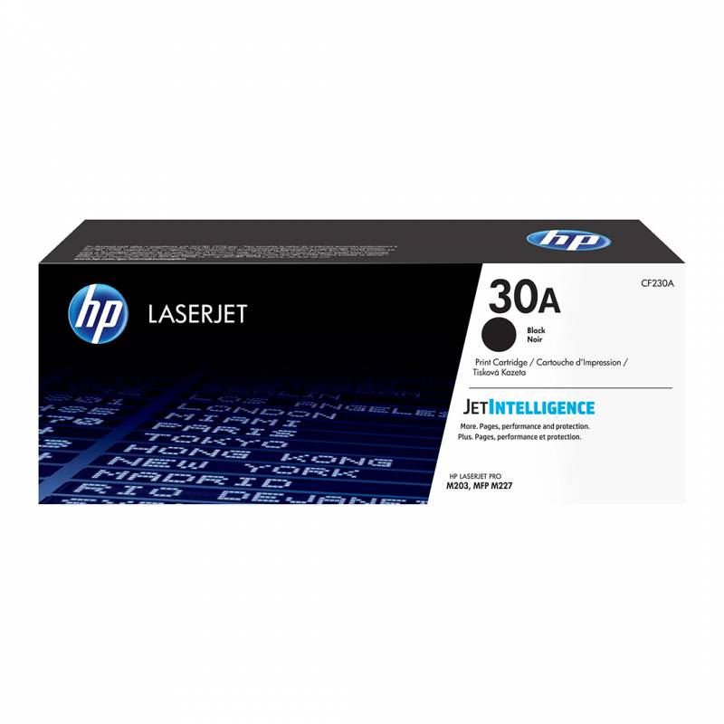 Toner Original Hp Cf230A (30A) Negro. Rendimiento 1.600 Copias.
