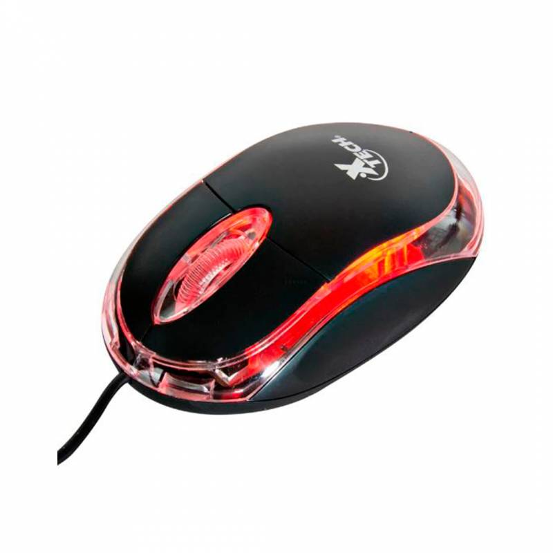 Mouse Cableado Optico Xtech Xtm-195 Usb 3D Optical