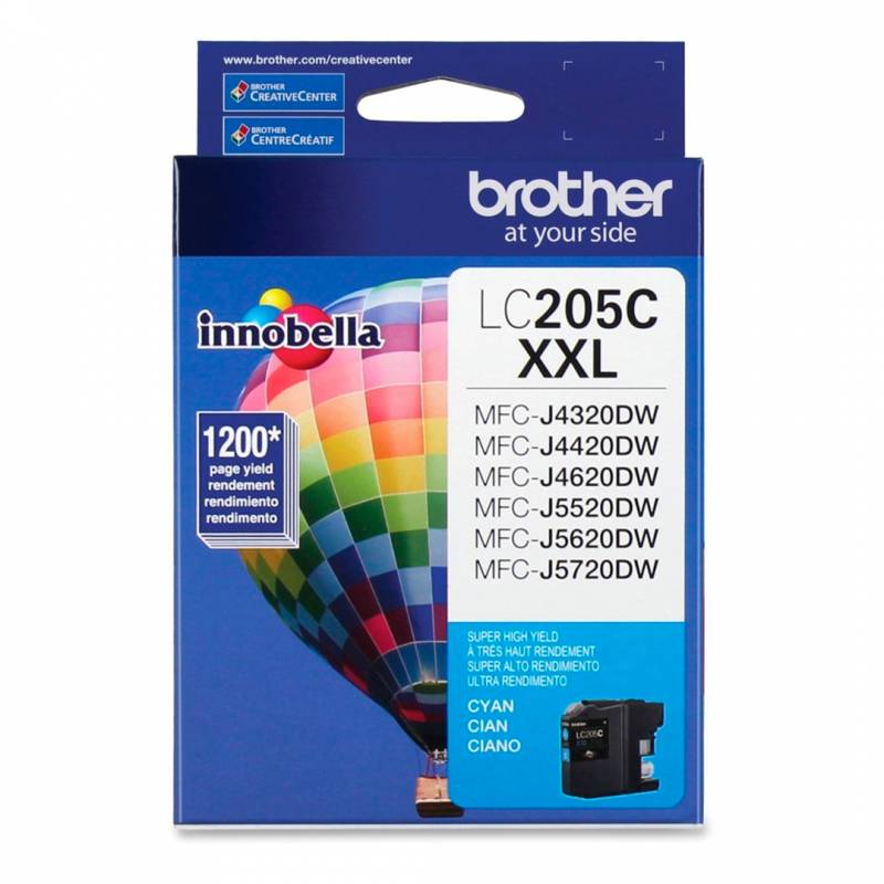 Cartucho De Tinta Brother Original Cyan. Lc-205C