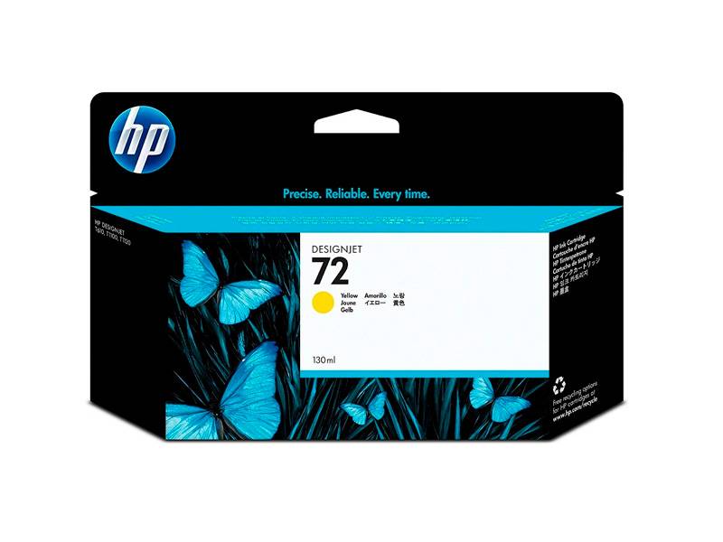 Cartucho De Tinta Original Hp Amarillo. C9373A (72)