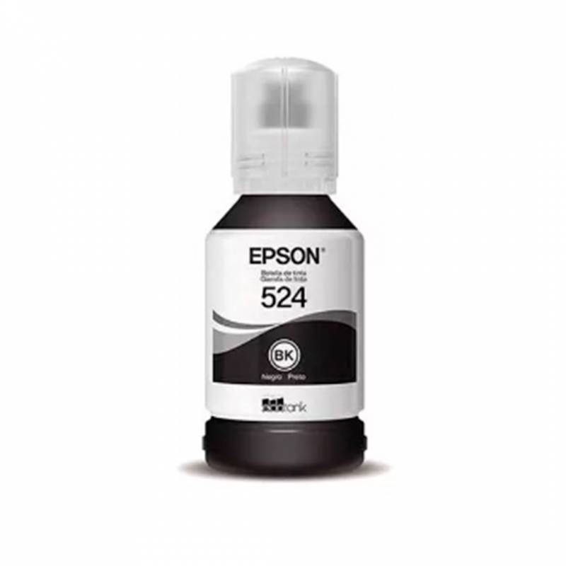 Botella De Tinta Original Epson T524120-Al - T524 Negro P/Imp L15150