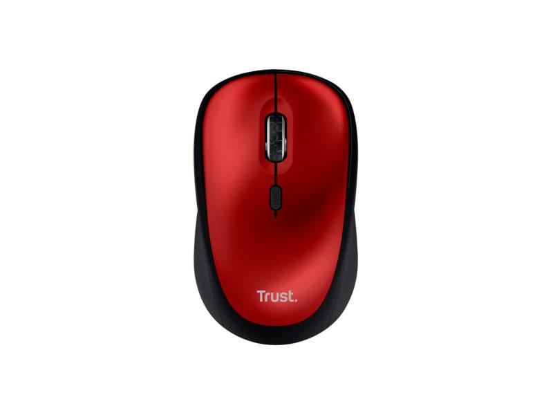 Mouse Trust Yvi+ Silent Inalámbrico 1600 Dpi Eco Red