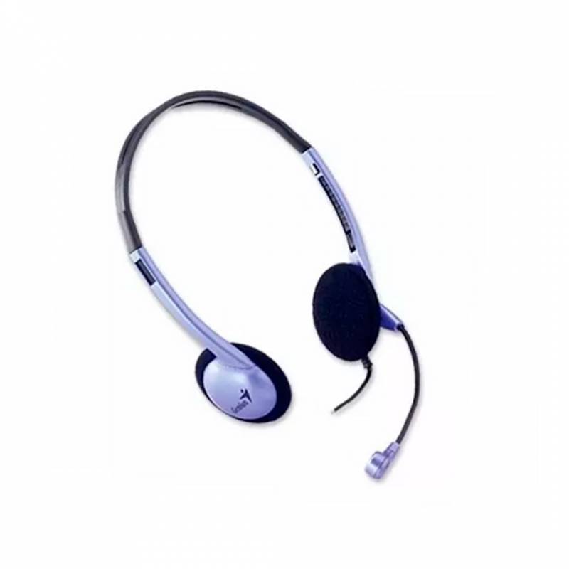 Auriculares Genius Hs-02B Para Pc Con Micrófono  (Aud27)