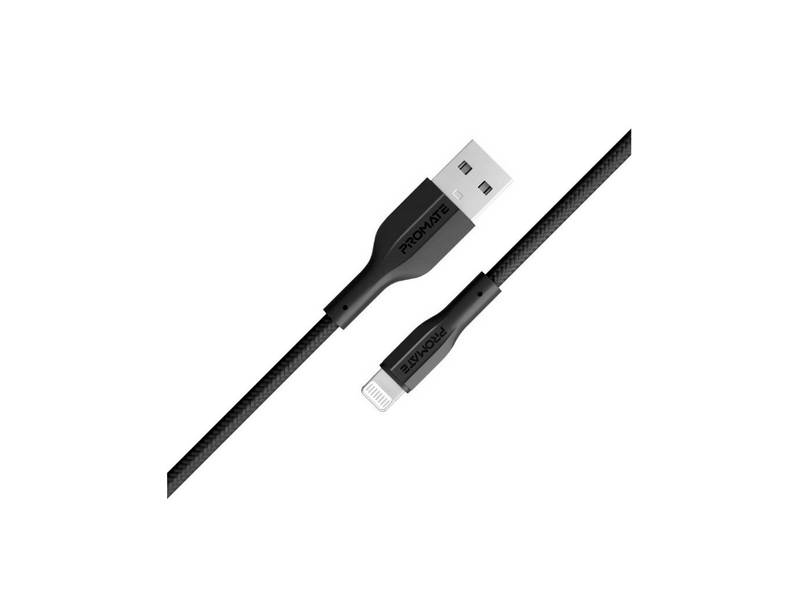 Cable Promate Xcord- Ai.black Negro. Usb-A A Lightning 1M