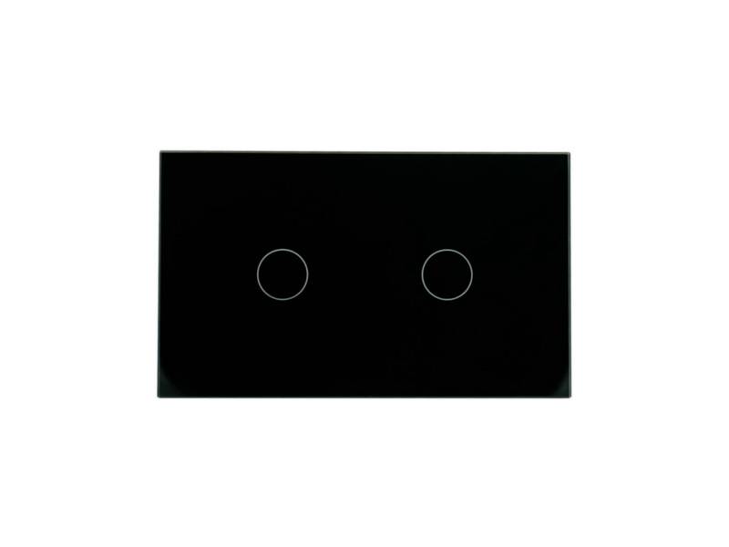 Interruptor De Luz Inteligente B-Smart Bs-Il02Bk X2 Wifi Tuya Negro.