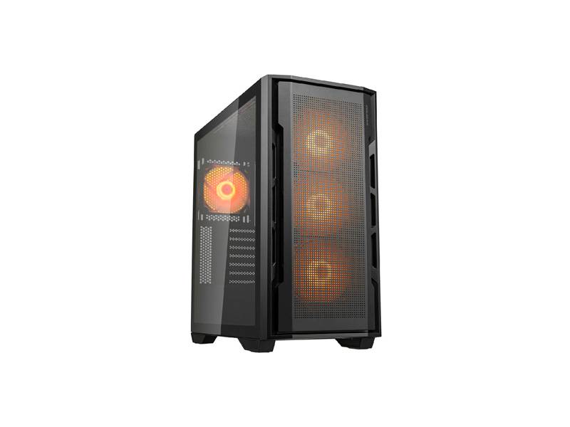 Gabinete Cougar Uniface Rgb Negro.