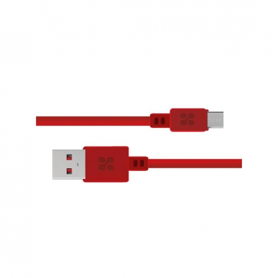 Cable Promate  Microcord-1 Micro Usb 1.2 M Rojo