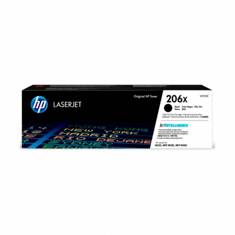 Toner Original Hp W2110X (206X) Negro. Rendimiento 3.150 Copias.