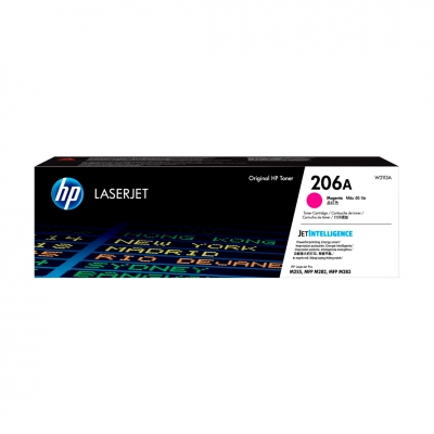 Toner Original Hp W2113A (206A) Magenta. Rendimiento 1.250 Copias.