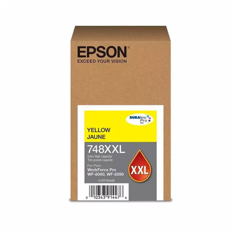 Cartucho De Tinta Epson Original 748Xxl Amarillo