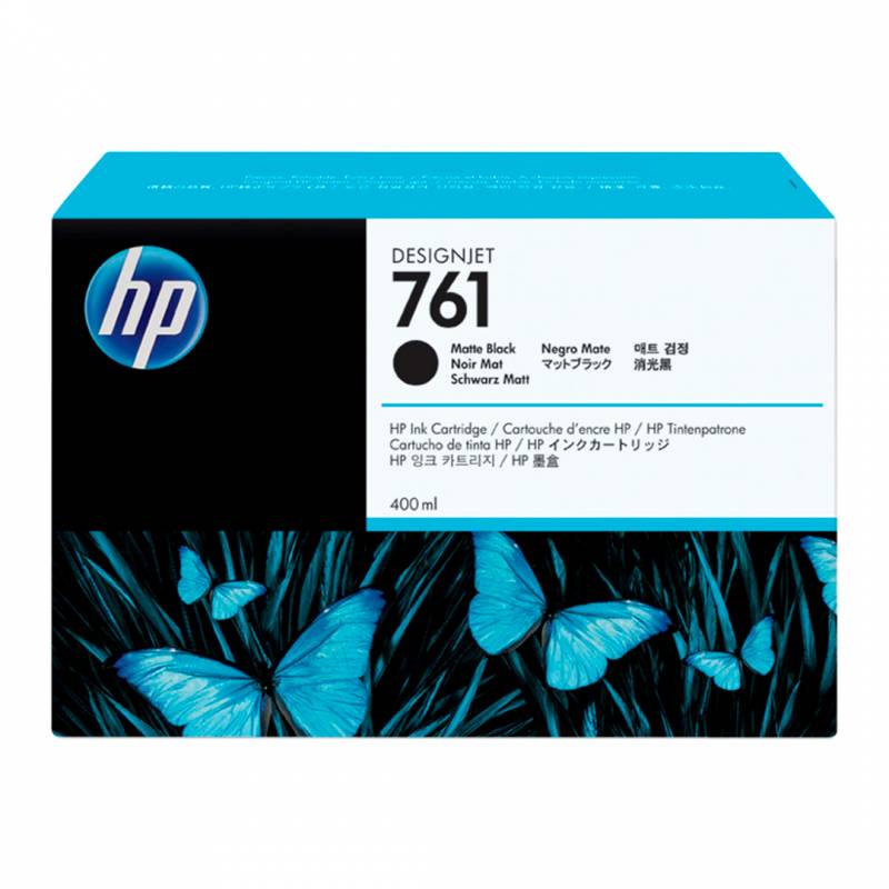 Cartucho De Tinta Original Hp Mate Negro. Cm991A (761)