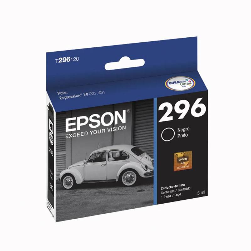 Cartucho De Tinta Epson Original T296120 Negro