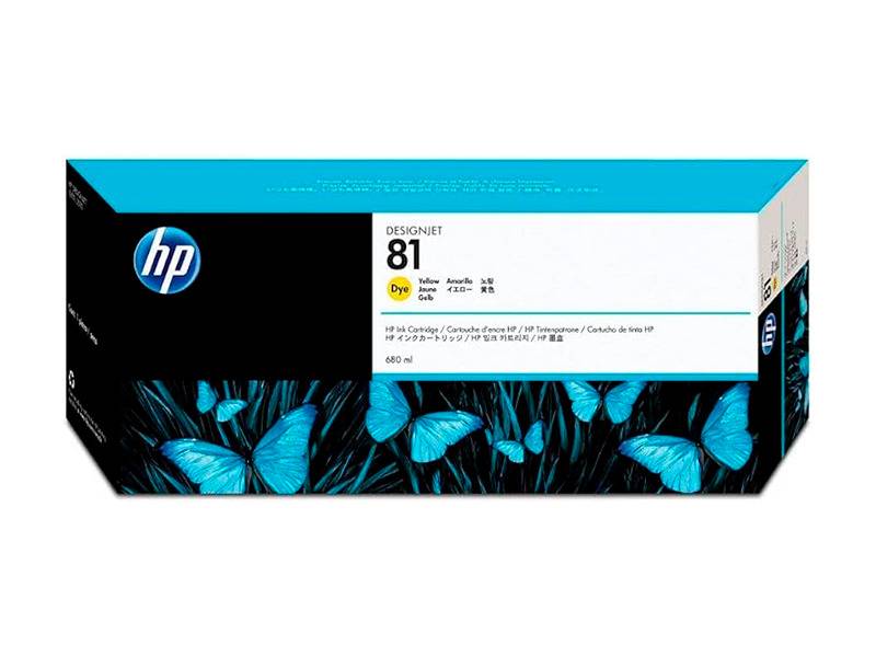 Cartucho De Tinta Original Hp C4933A (81) Amarillo