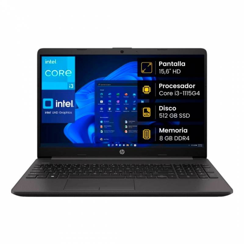 Notebook Hp 250 G8 - I3 - 8Gb Ram - 512Gb Ssd - Win11Pro