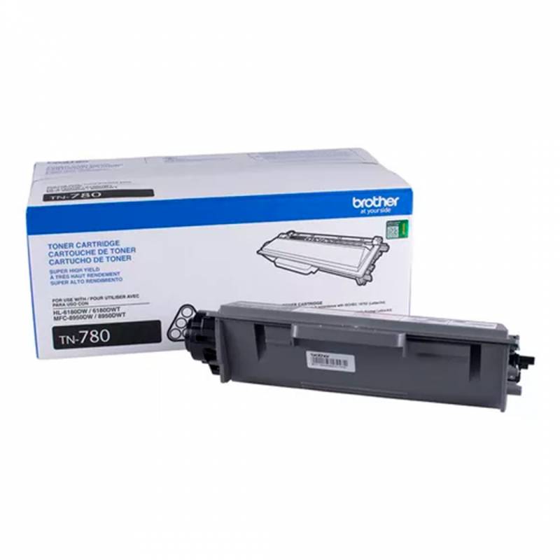 Toner Brother Original Tn780 Negro. Rendimiento 12.000 Copias.
