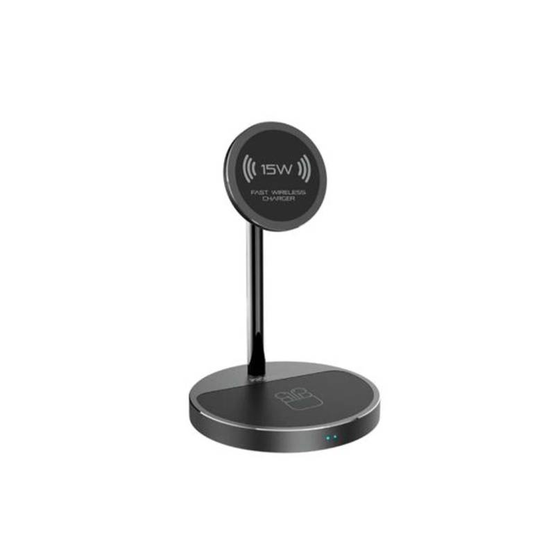 Promate Aurabase-Pd20.Black.eu Estación De Carga Inalámbrica Rápida 3 En 1 Negro