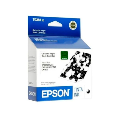 Cartucho De Tinta Epson Original T038120 Negro