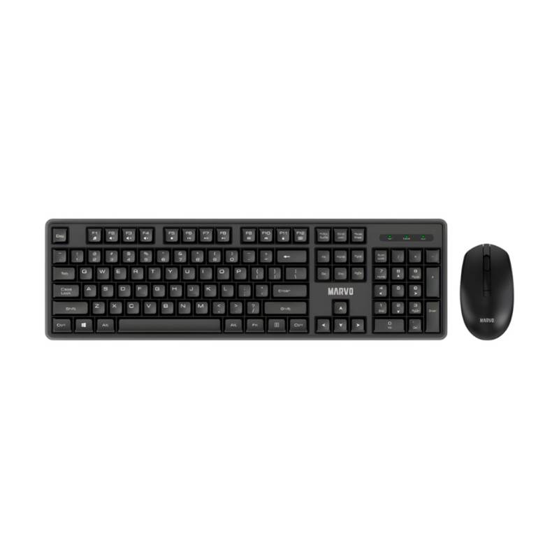 Combo Inalámbrico Marvo 2En1 Mouse Y Teclado Ws005 Español