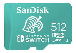 Tarjeta Microsd Sandisk Nintendo Switch 512Gb Uhs-I U3 Class 10