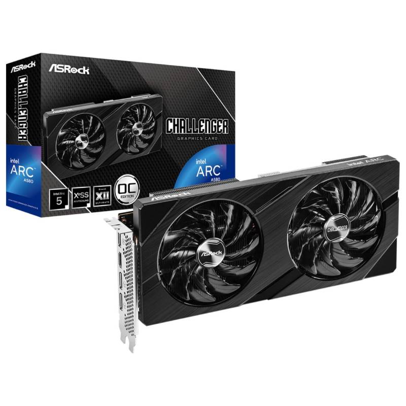 Tarjeta De Video Arc Challenger A580 Oc 90-Ga3Jzz-00Uanf Asrock 8Gb Gddr6