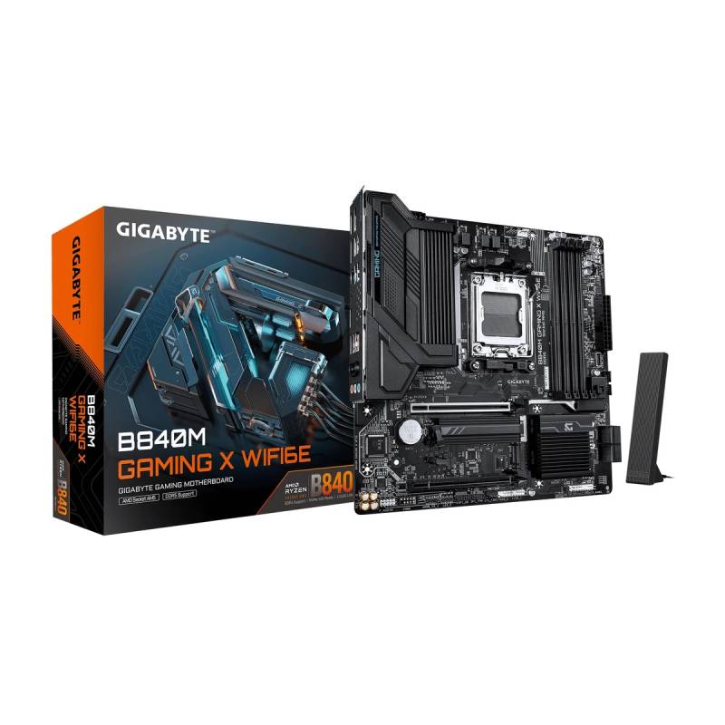Motherboard Gigabyte B840M Gaming X Wifi6E Micro Atx Am5 Ddr5 Wi-Fi 6E