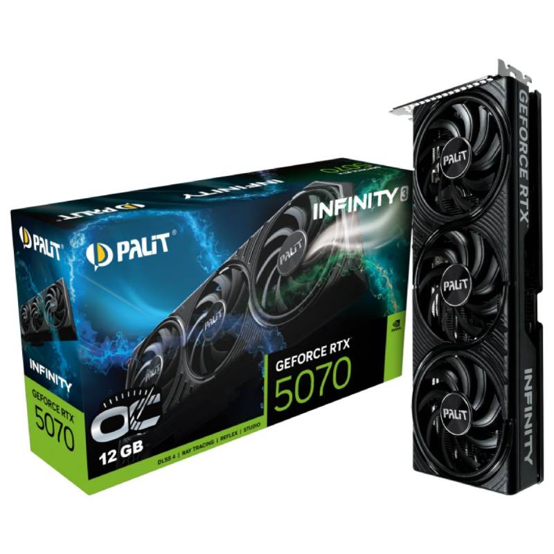 Tarjeta Gráfica Geforce Rtx 5070 Infinity 3 Oc 12Gb Ne75070S19K9-Gb2050S Palit