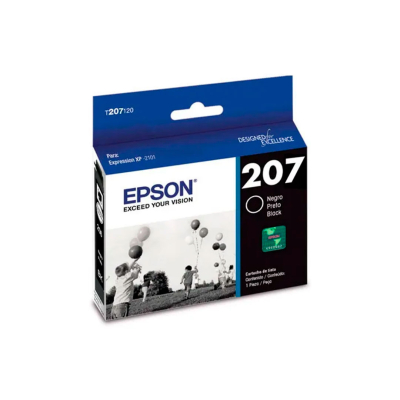 Cartucho De Tinta Epson Original T207120-Al (207) Negro